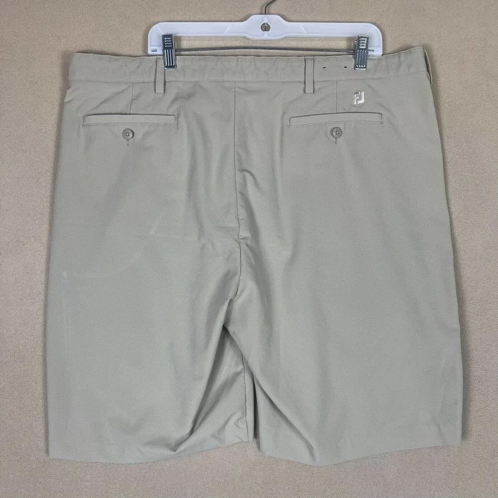 FootJoy Shorts Adult Extra Large Tan Golf‎ Golfing Rugby Logo Mens
